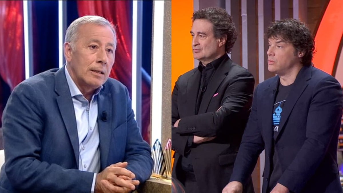 José Ramón Patterson y Pepe Rodríguez y Jordi Cruz en 'MasterChef'.