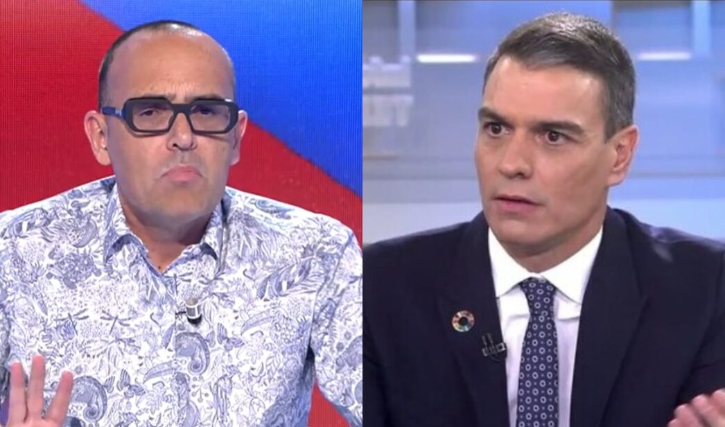 Risto Mejide y Pedro Sánchez