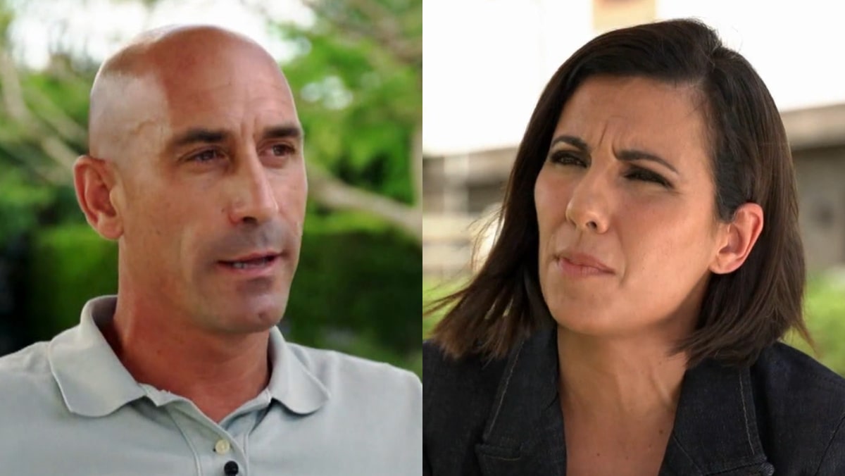 Luis Rubiales y Ana Pastor en 'El Objetivo'.