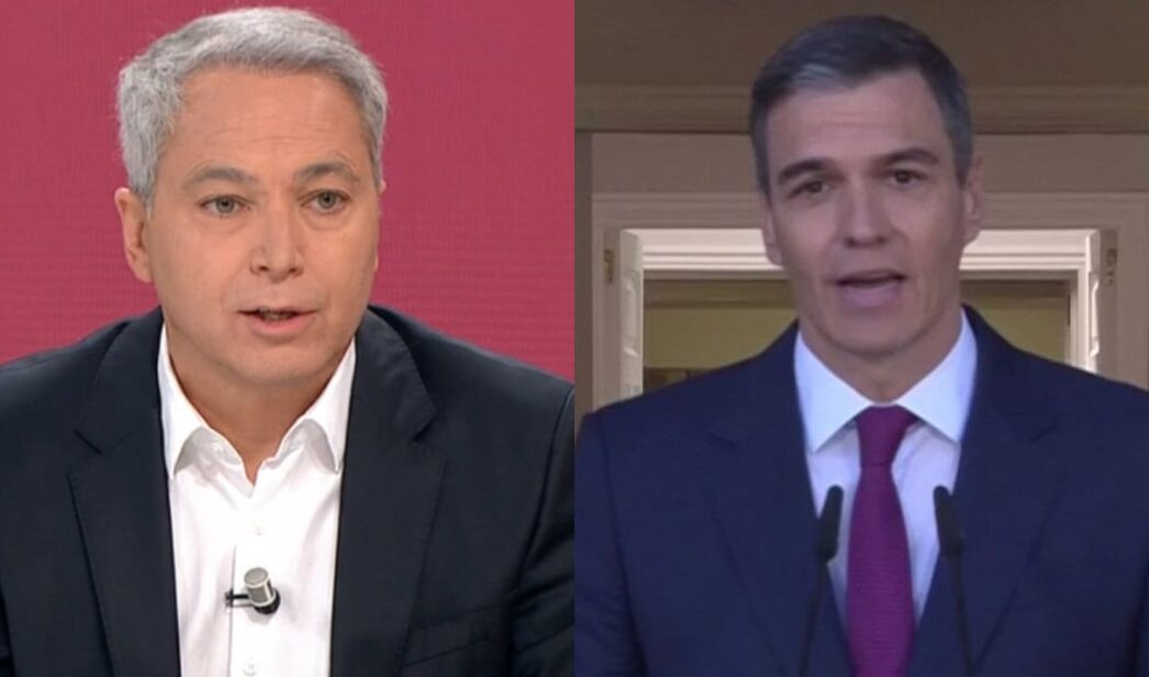 Vicente Vallés y Pedro Sánchez