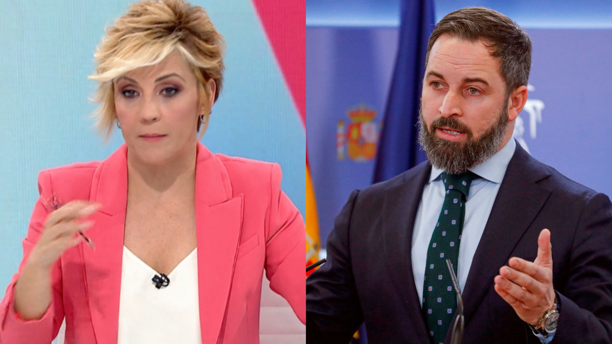 Cristina Pardo y Santiago Abascal