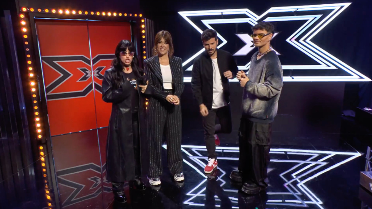 Lali, Vanesa Martín, Willy Bárcenas y Abraham Mateo en 'Factor X'