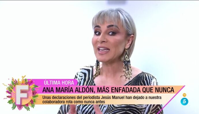 Ana María Aldón dice ‘basta’ en ‘Fiesta’ por lo que se difunde contra ella: «Por aquí ya no paso»