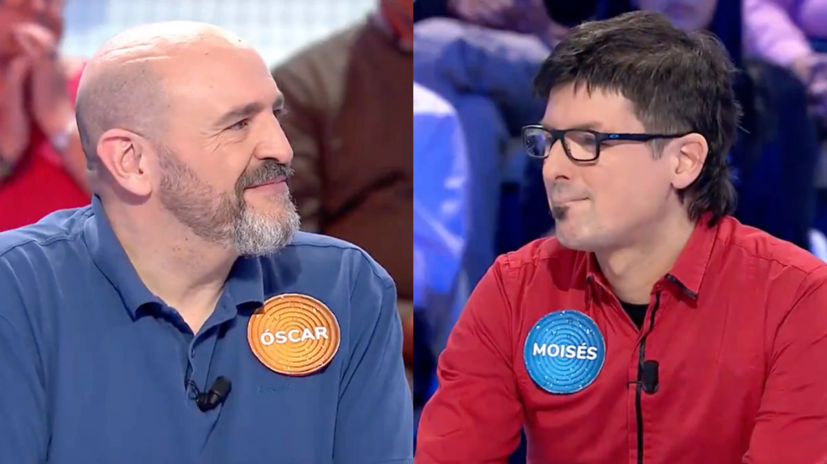 Óscar y Moisés en 'Pasapalabra'