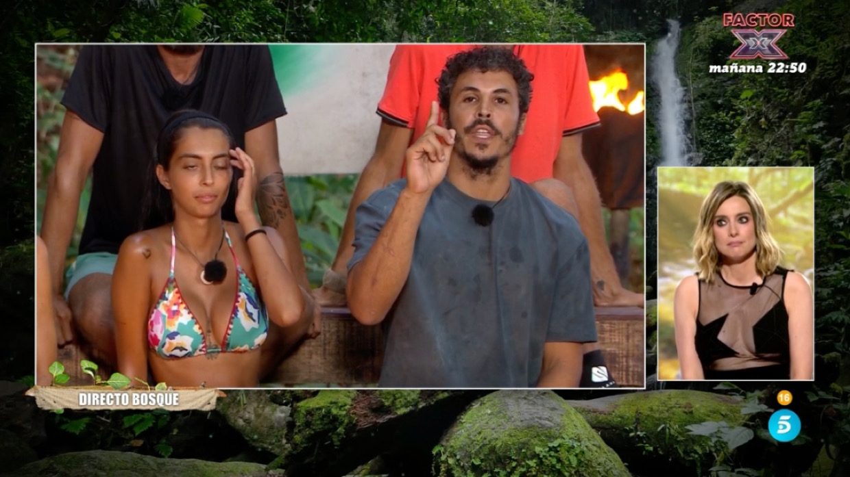 Kiko Jiménez y Sandra Barneda en 'Supervivientes'