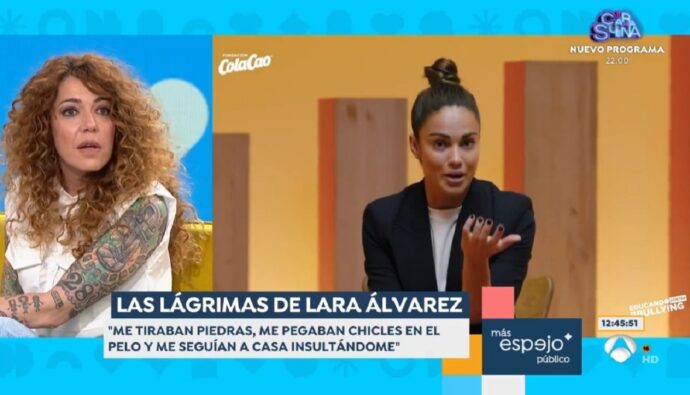 Sofía Cristo se subleva a la dirección de ‘Espejo Público’ por lo que hacen con Lara Álvarez