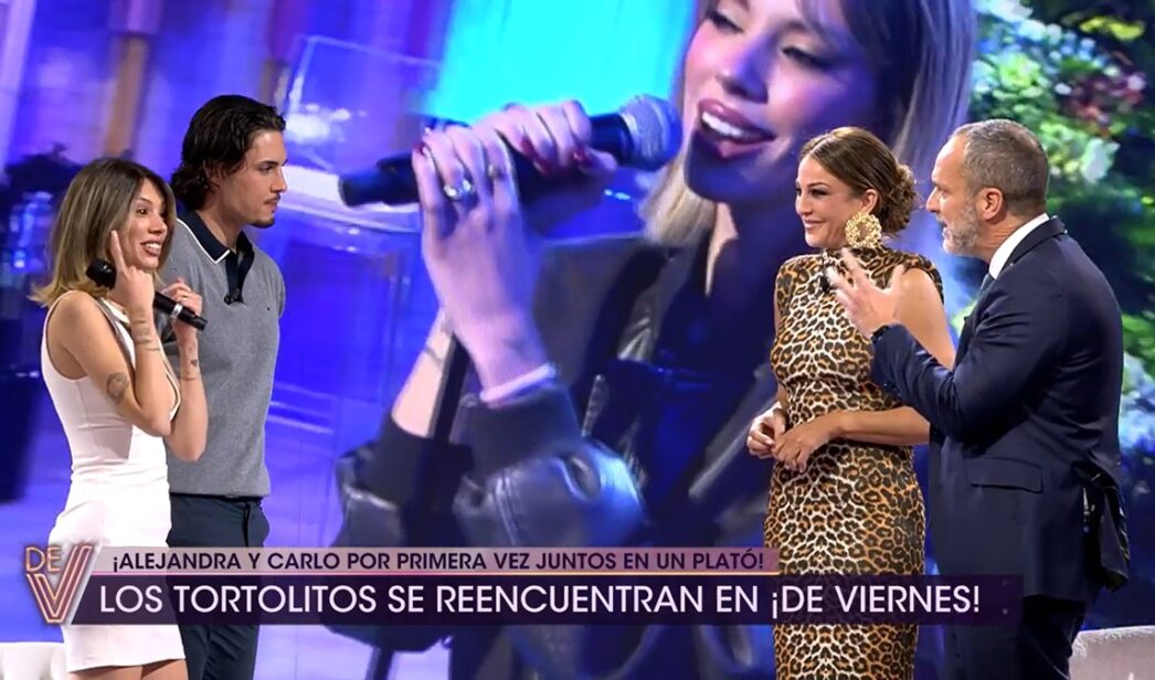 Carlo Costanzia y Alejandra Rubio en 'De viernes'.