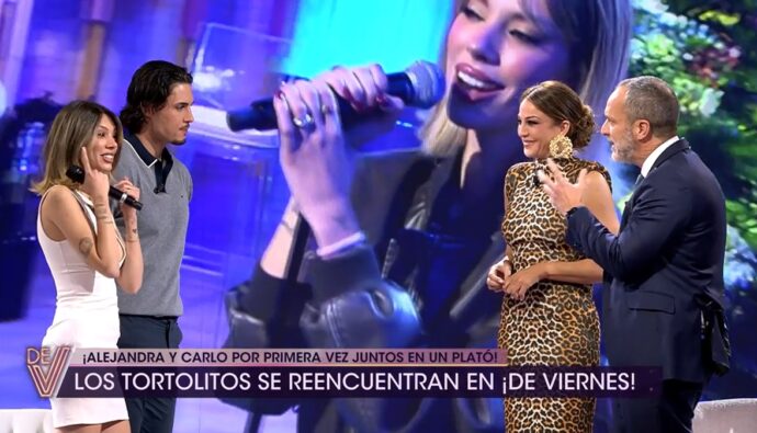 Carlo Costanzia y Alejandra Rubio en 'De viernes'.