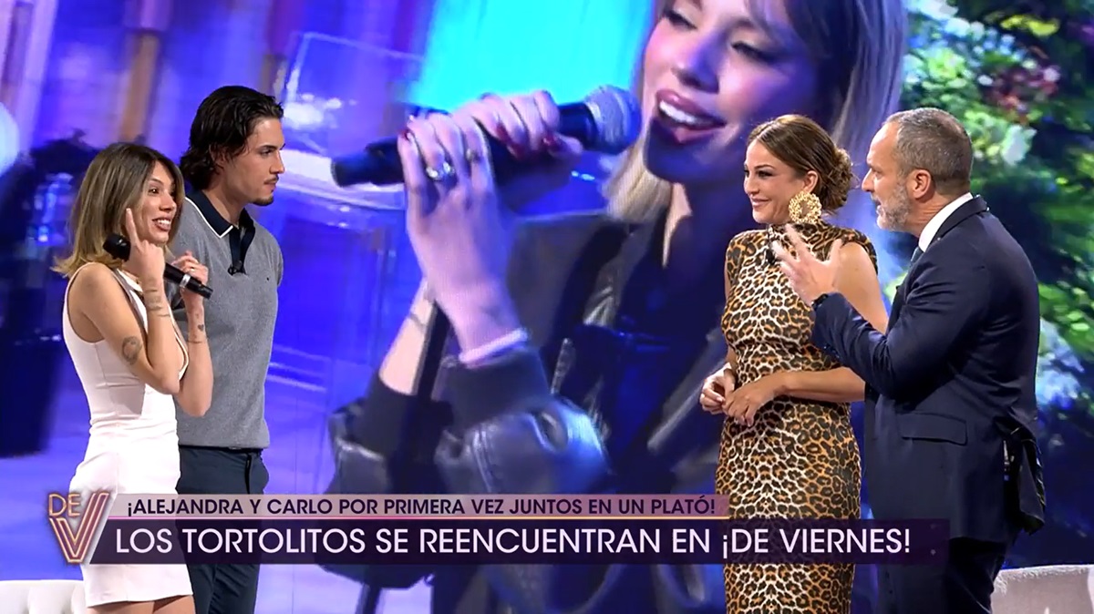 Carlo Costanzia y Alejandra Rubio en 'De viernes'.