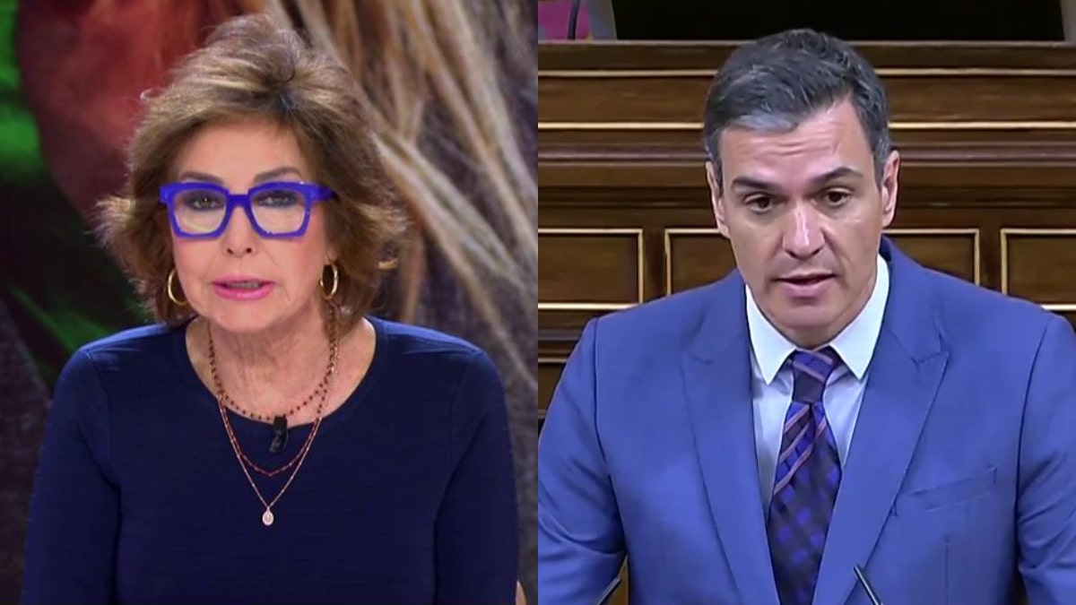 Ana Rosa Quintana y Pedro Sánchez