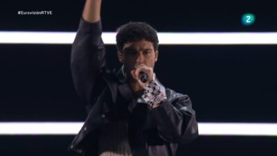 Eric Saade en Eurovisión 2024.