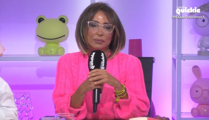 María Patiño en el estreno de 'Ni que fuéramos'.