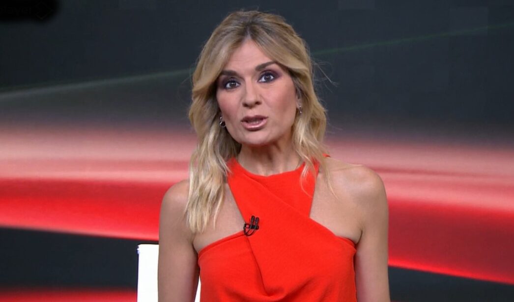 Sandra Golpe en 'Antena 3 Noticias'.
