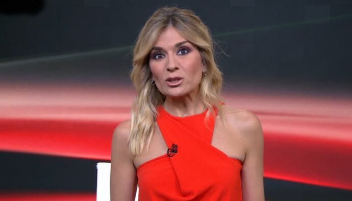 Sandra Golpe en 'Antena 3 Noticias'.