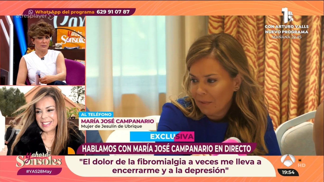 María José Campanario en 'Y ahora Sonsoles'.