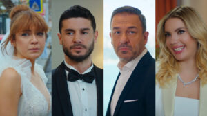 Kumru, Çagatay, Dogan y Yildiz en 'Pecado original'