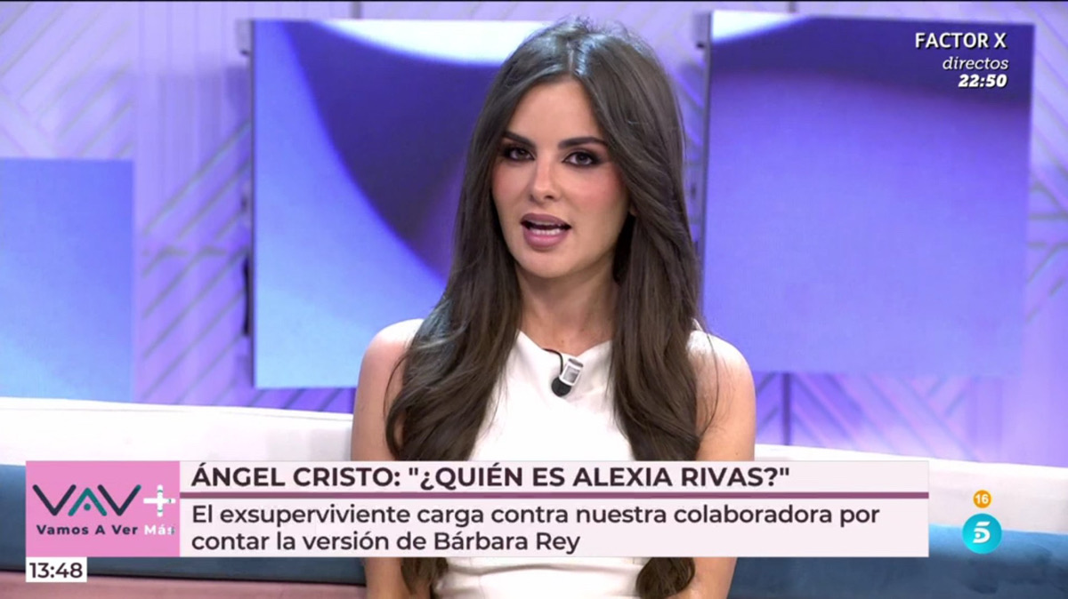 Alexia Rivas corta 'Vamos a ver' para dirigirse a Ángel Cristo en unos términos implacables