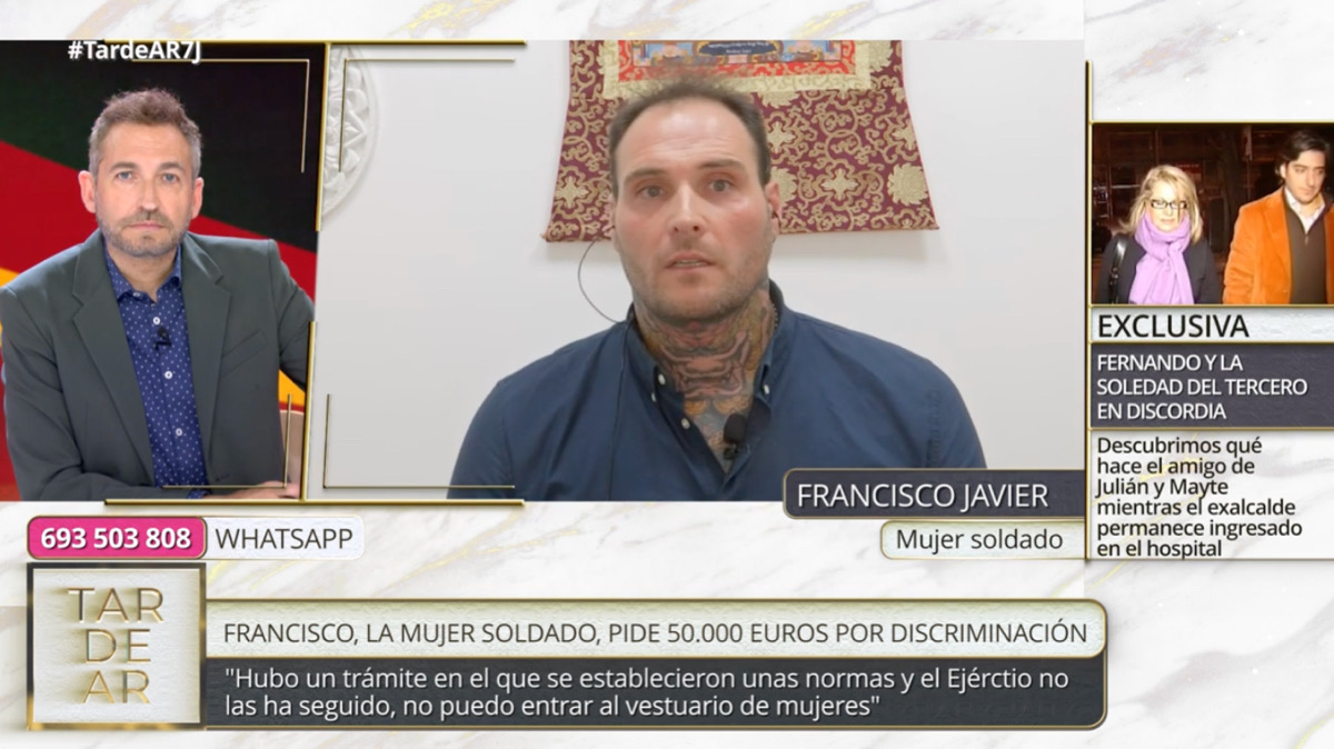 Frank Blanco y Francisco Javier en 'TardeAR'