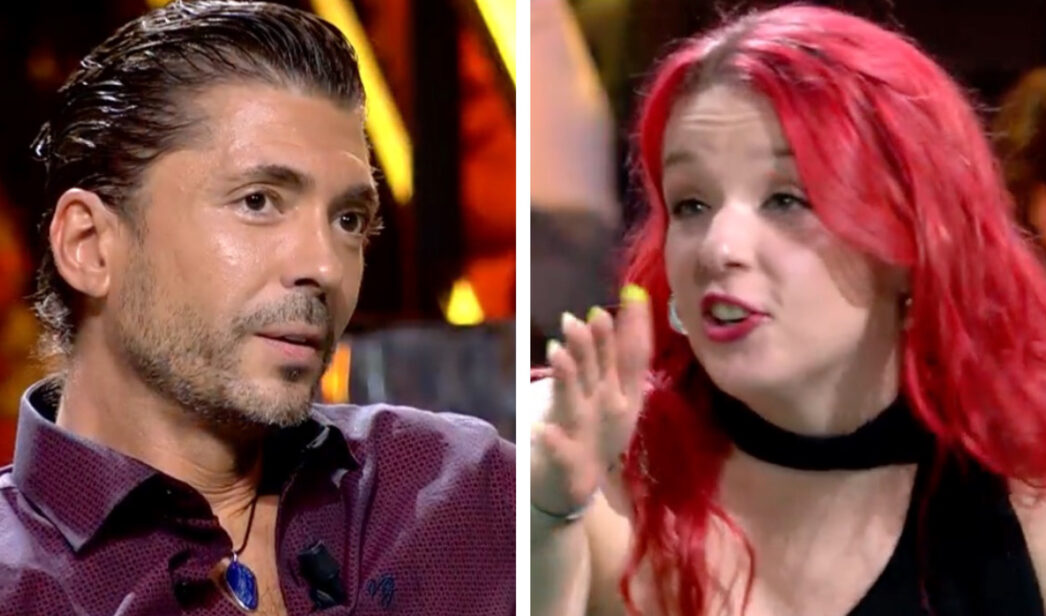 Ángel Cristo y Zayra en el plató de 'Supervivientes: All Stars'