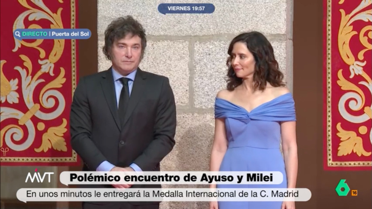 Javier Milei e Isabel Díaz Ayuso