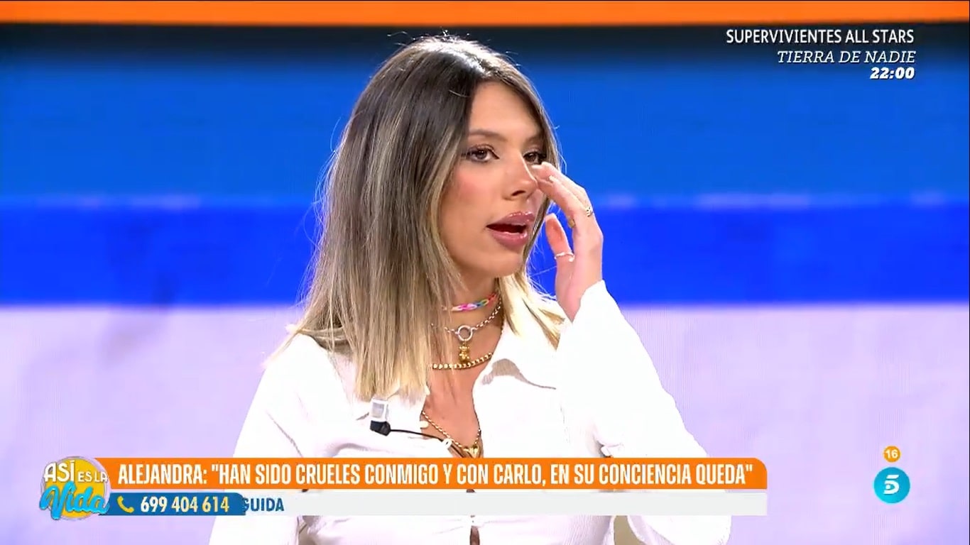 Alejandra Rubio en 'Así es la vida'.