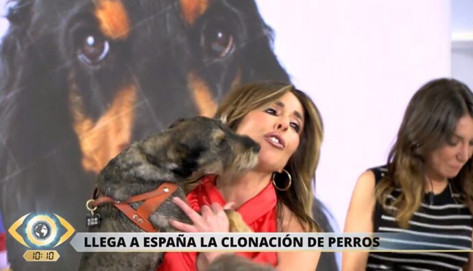 Ana Terradillos con su perro Trufa en 'La mirada crítica'.