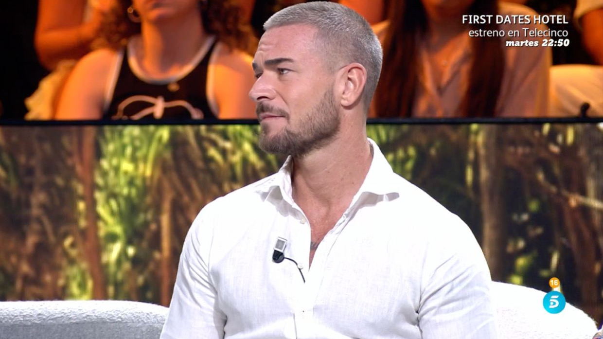 Tony Spina en el plató de 'Supervivientes All Stars'