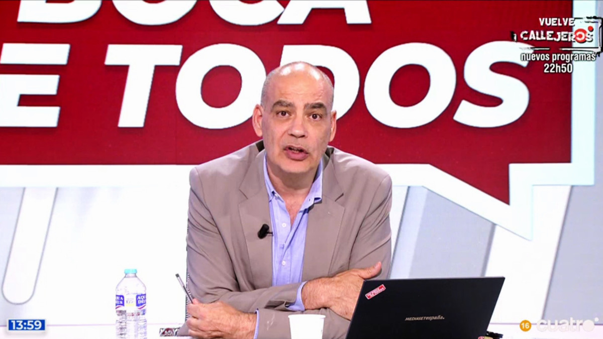 Nacho Abad pierde la paciencia en 'En boca de todos'