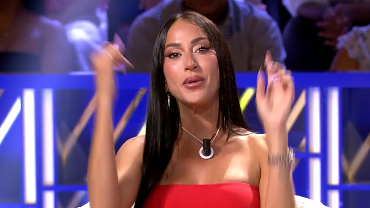 Aurah Ruiz en el plató de 'De Viernes'