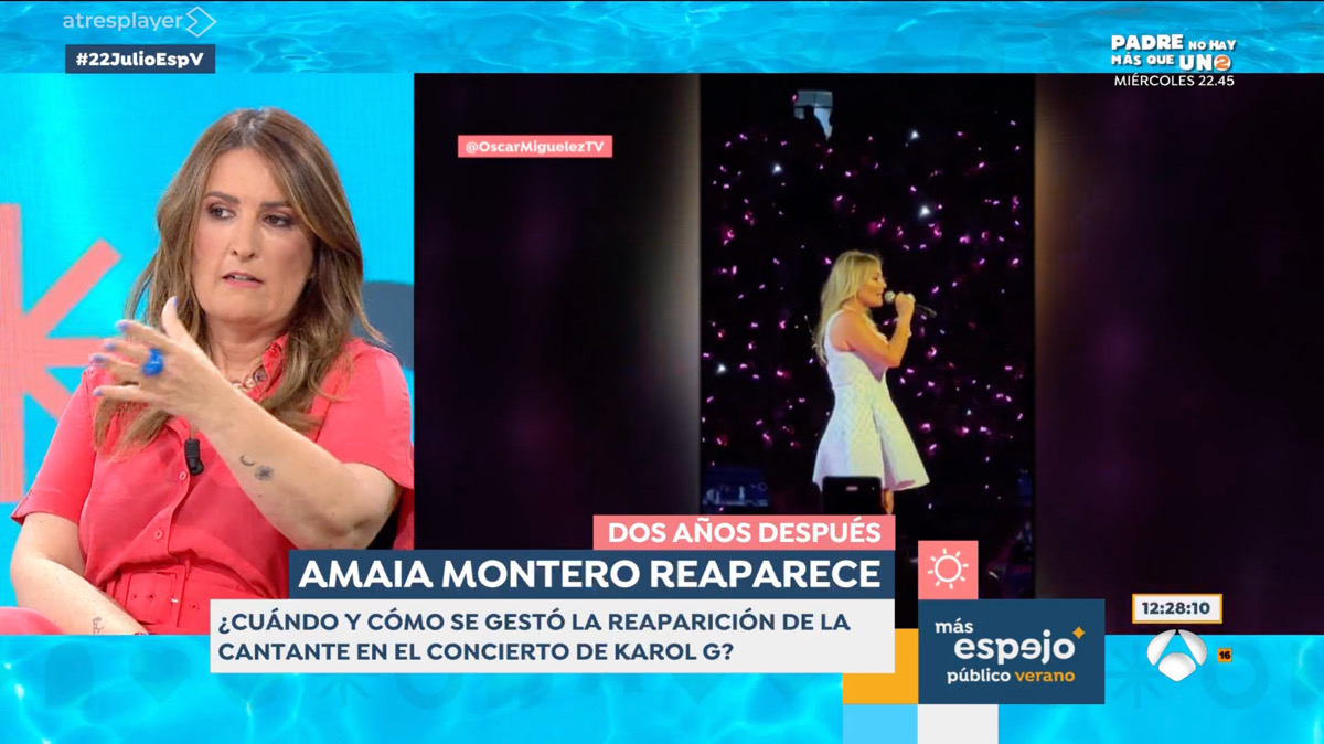 Laura Fa en 'Espejo Público' y Amaia Montero