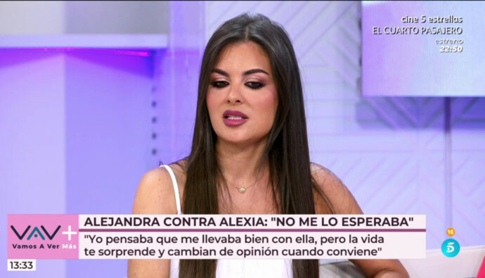 Alexia Rivas responde a Alejandra Rubio en 'Vamos a ver'