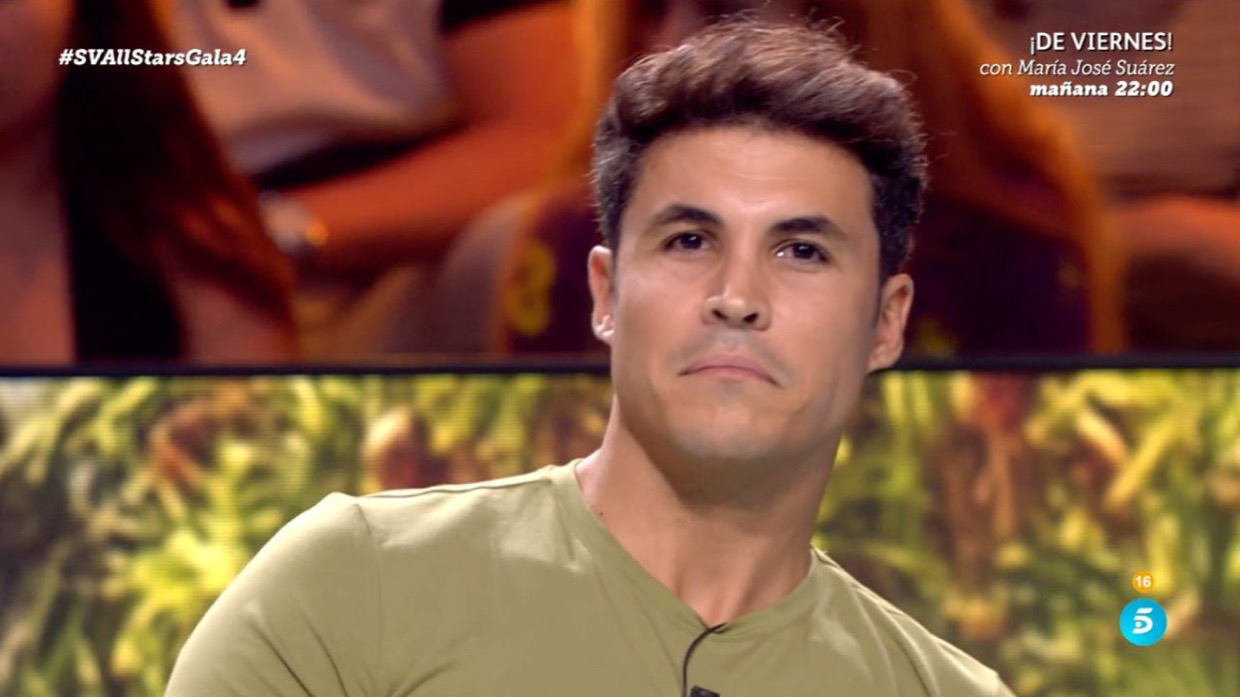 Kiko Jiménez en el plató de 'Supervivientes All Stars'