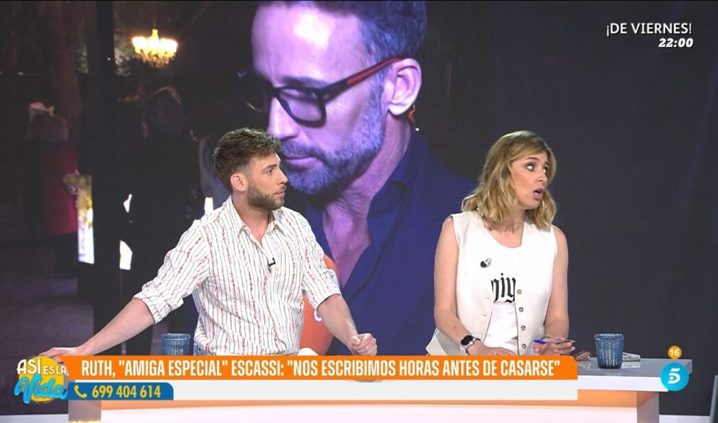 César Muñoz y Sandra Barneda en 'Así es la vida'.
