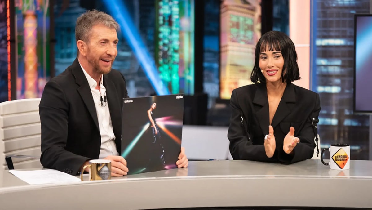 Pablo Motos en 'El Hormiguero' con Aitana.