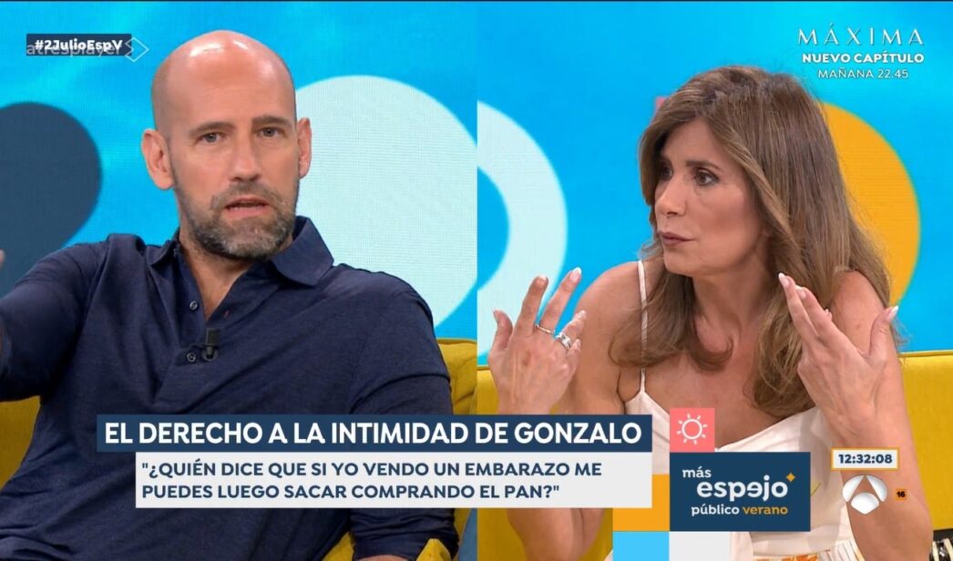 Gonzalo Miró y Gema López en 'Espejo Público'.
