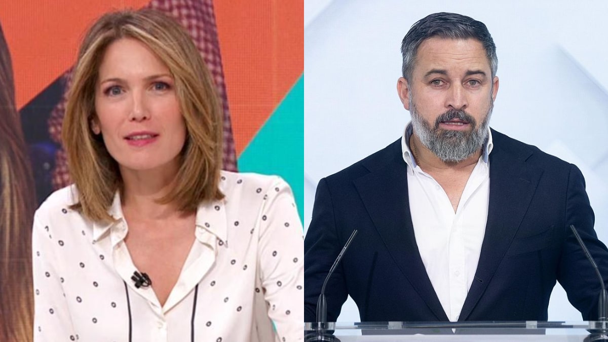 Silvia Intxaurrondo y Santiago Abascal.