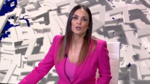 Mónica Carrillo en 'Antena 3 Noticias'.