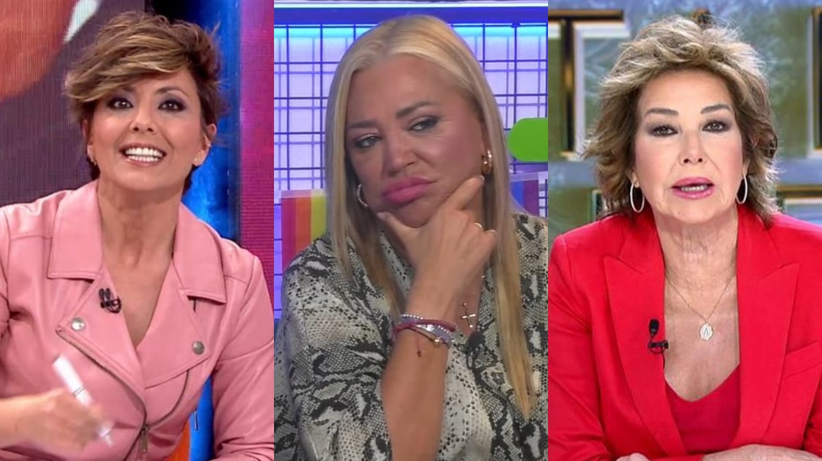 Sonsoles Ónega, Belén Esteban y Ana Rosa Quintana.