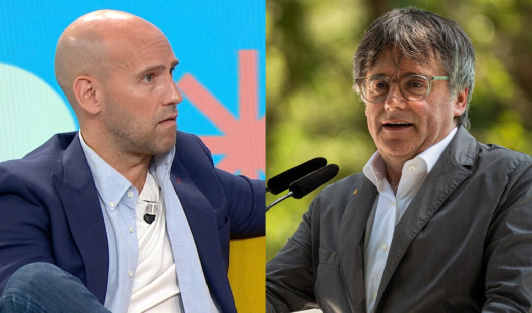 Gonzalo Miró y Carles Puigdemont