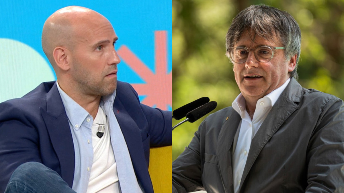 Gonzalo Miró y Carles Puigdemont