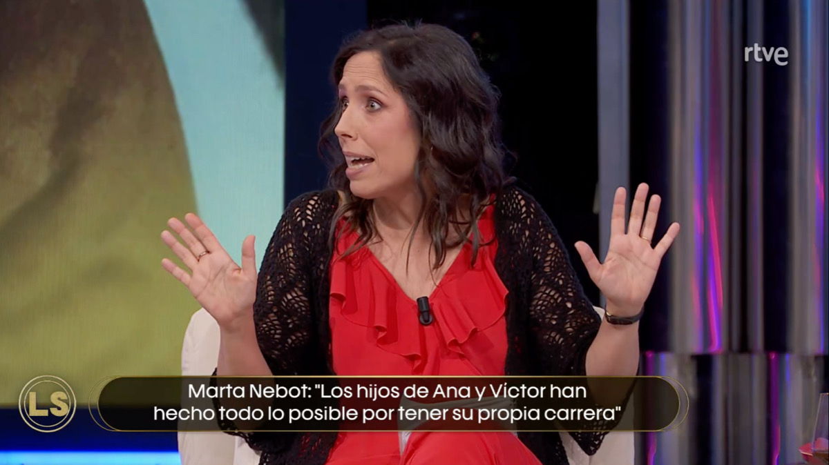 Marta Nebot en el debate de 'Lazos de sangre'