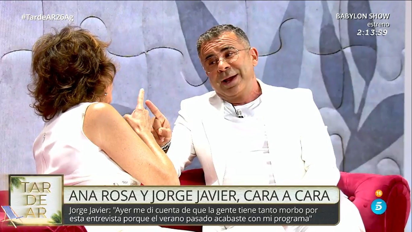 Jorge Javier Vázquez y Ana Rosa Quintana.