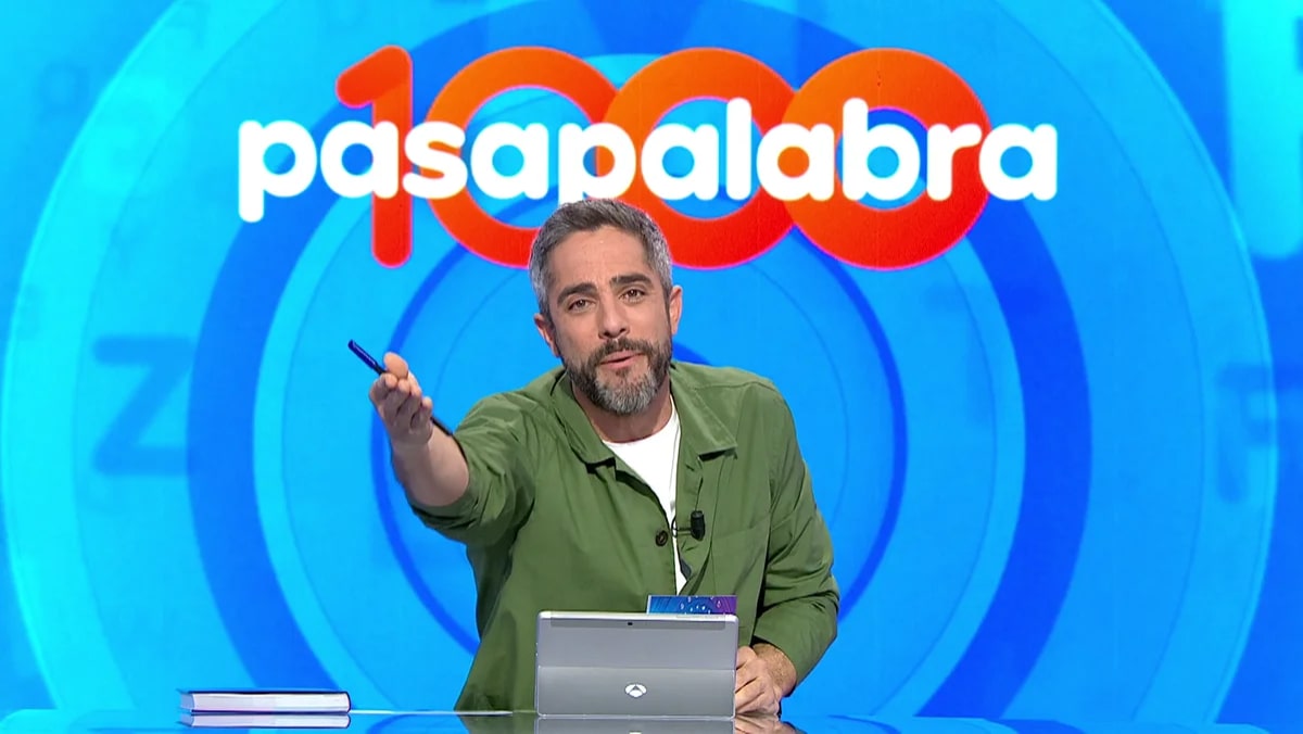 Roberto Leal en la celebración de los 1.000 programas de 'Pasapalabra'.