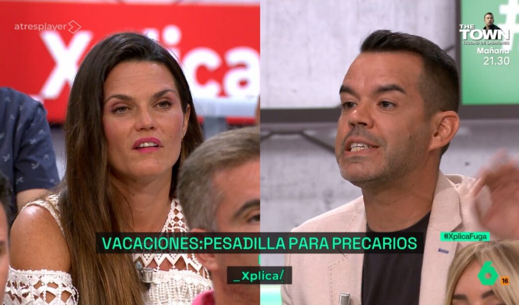 Silvia Romero y José María Camarero en 'La Sexta Xplica'.