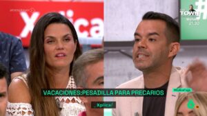 Silvia Romero y José María Camarero en 'La Sexta Xplica'.