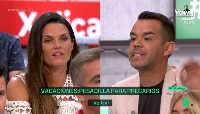 Silvia Romero y José María Camarero en 'La Sexta Xplica'.