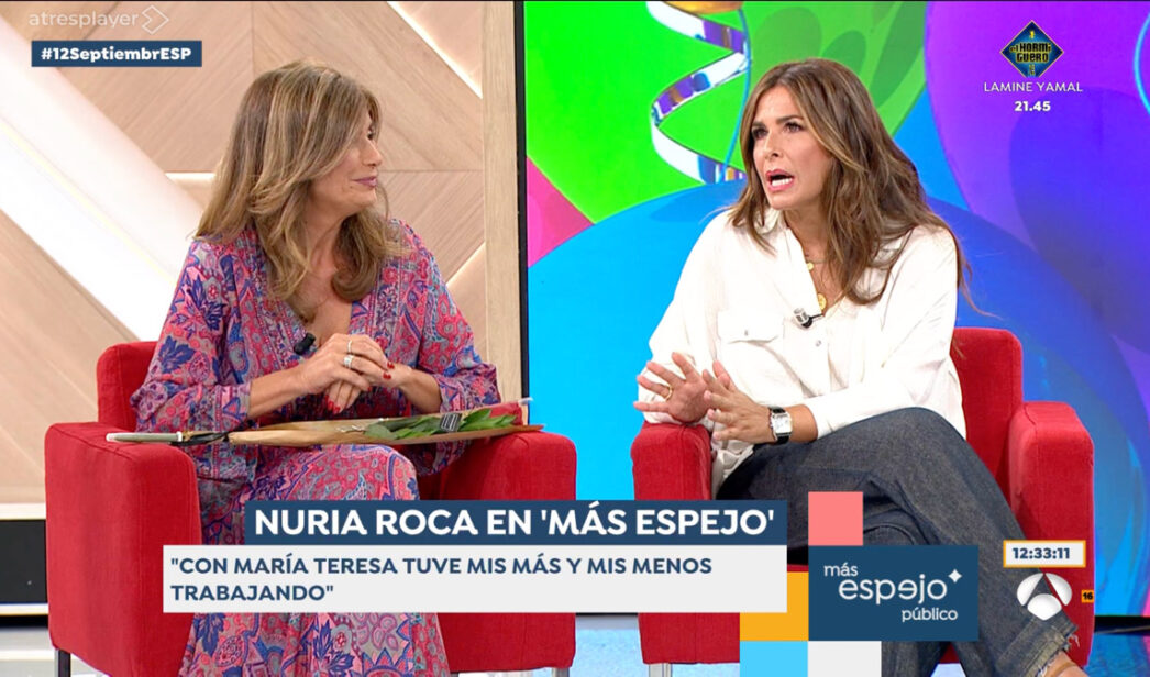 Gema López y Nuria Roca en 'Espejo Público'