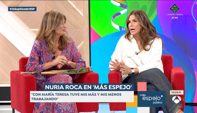 Gema López y Nuria Roca en 'Espejo Público'