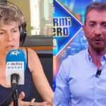 La actriz de 'Rapa' Mónica López y Pablo Motos en 'El Hormiguero'