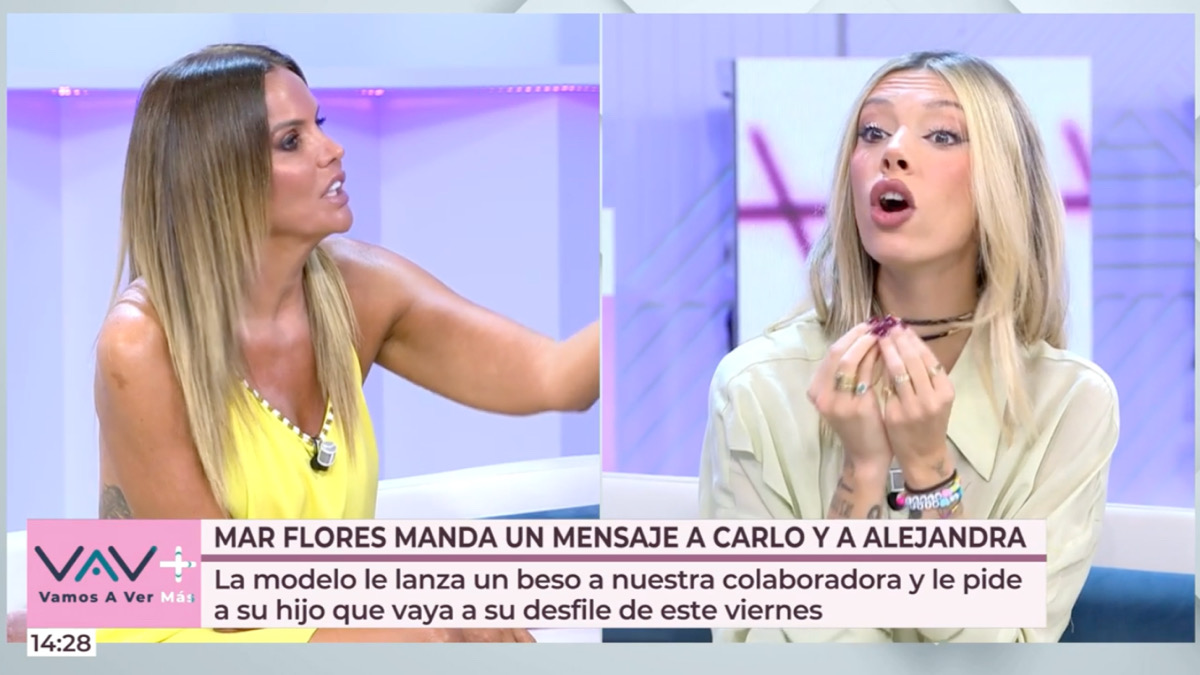 Alejandra Rubio y Marta López en 'Vamos a ver'